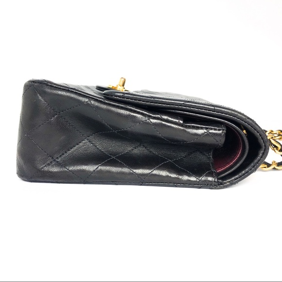 SOLD Chanel Double Flap Medium Black Bag - Picture 7 of 8